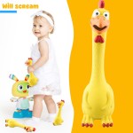 Classic Screaming Chicken Series Squeaky Toy for Pet