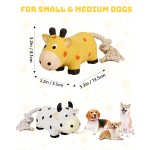 Cartoon Squeaky Dog Chew Cow Toy